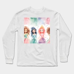 Princesses Pattern 23 Long Sleeve T-Shirt